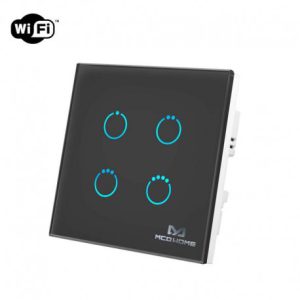 MCO Home WiFi 4gang Black